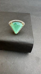Aqua Serenity Adjustable Ring