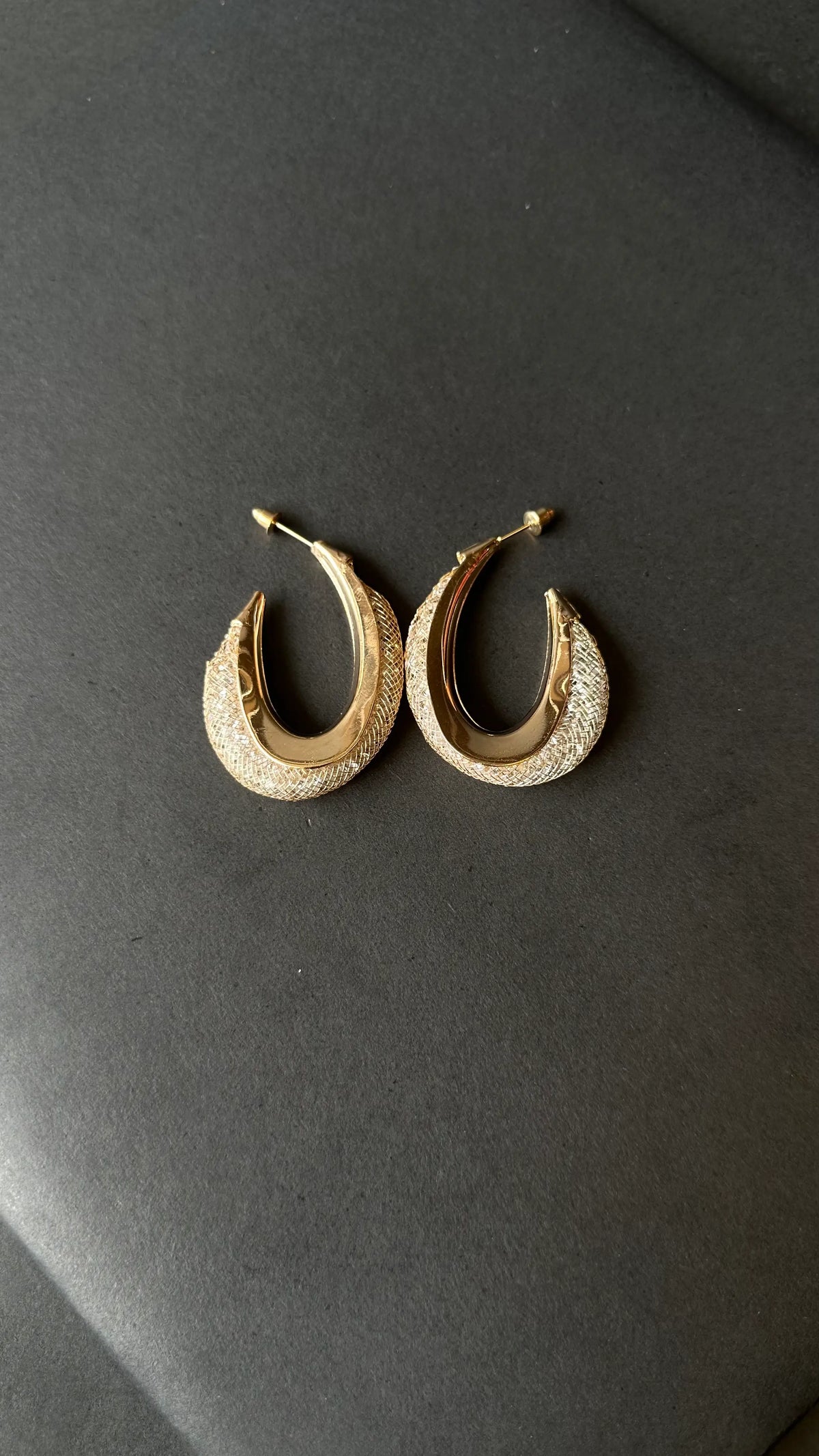 Golden Glow Hoop Earrings