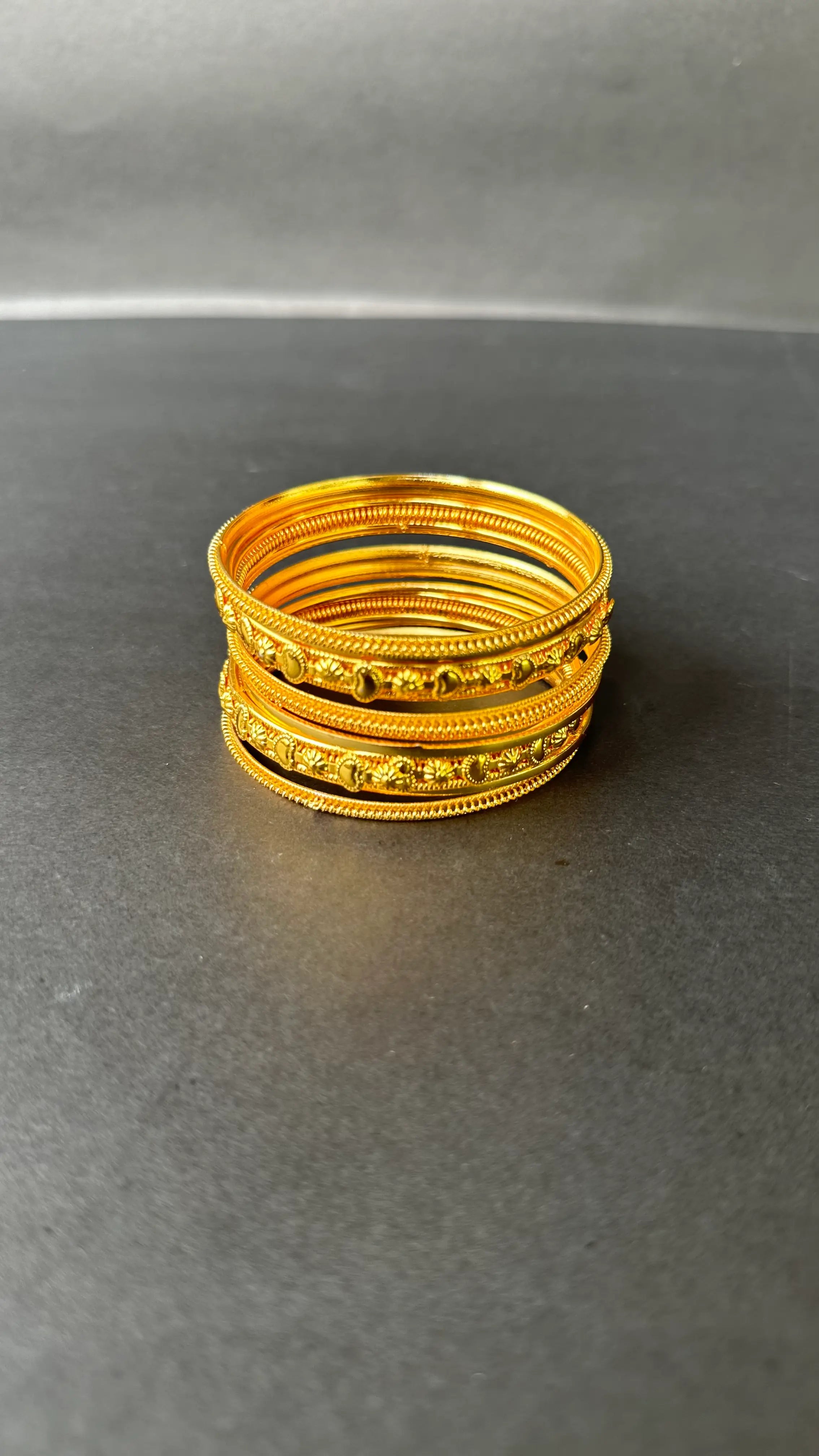 Golden Heritage Bangles Set