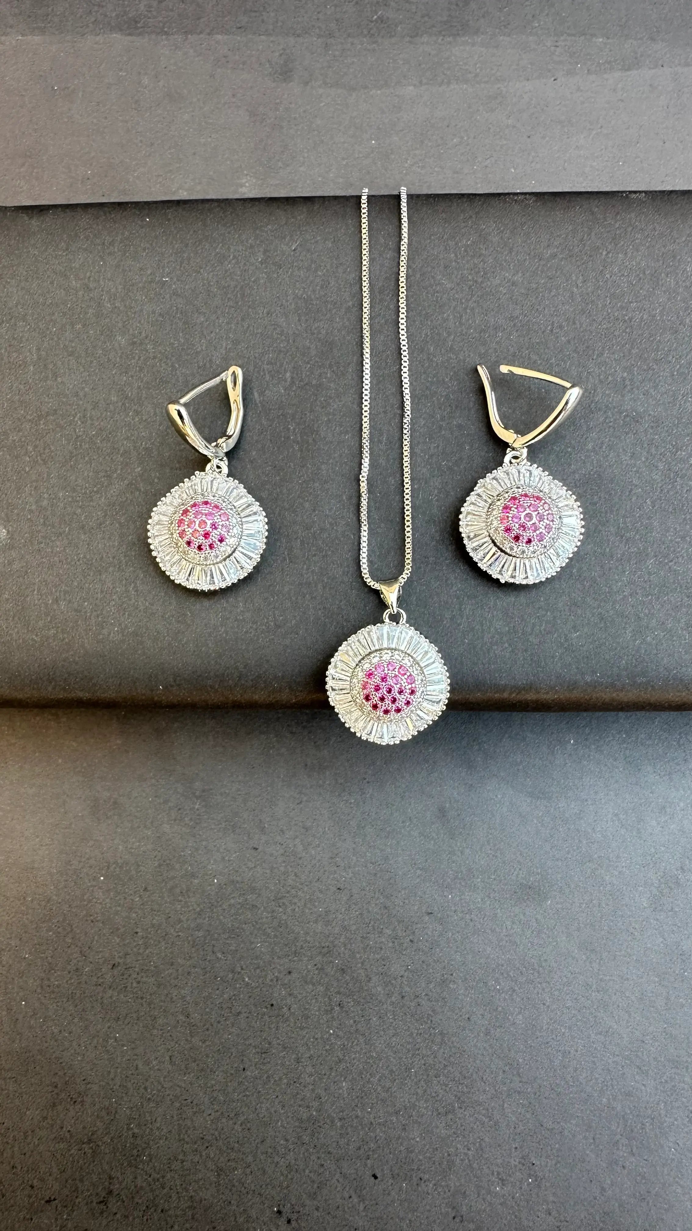 Pink Radiance Pendant Set